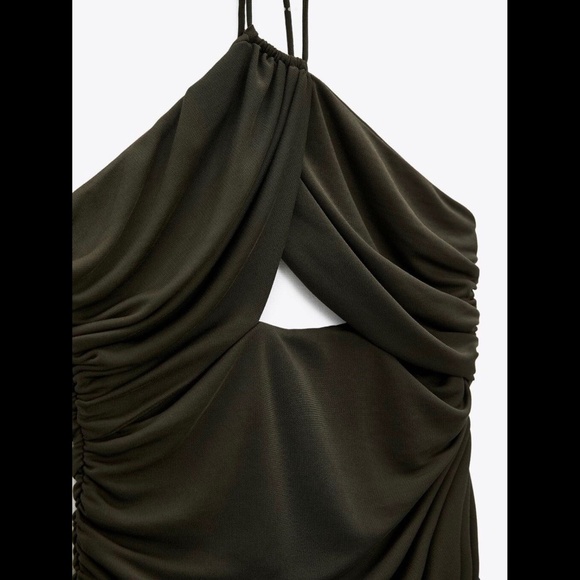 Zara Draped Mini Dress - Picture 3 of 8